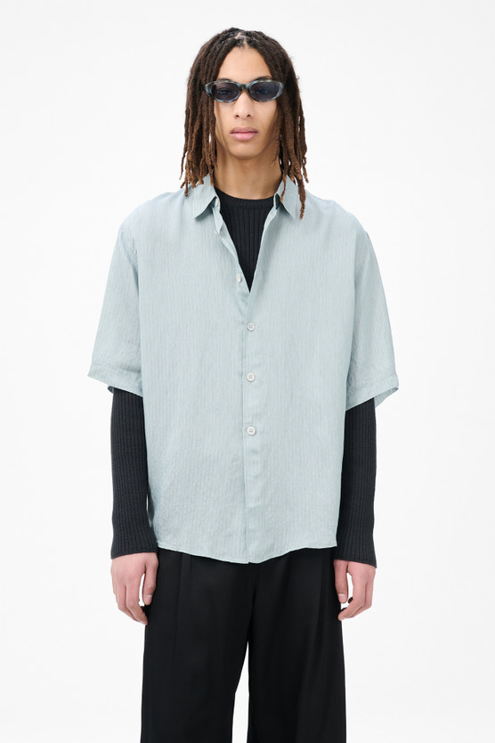 トップス OURLEGACY BEYOND SHIRT Our Legacy - Beyond Shirt Shortsleeve Geo Stripe Ceremonial