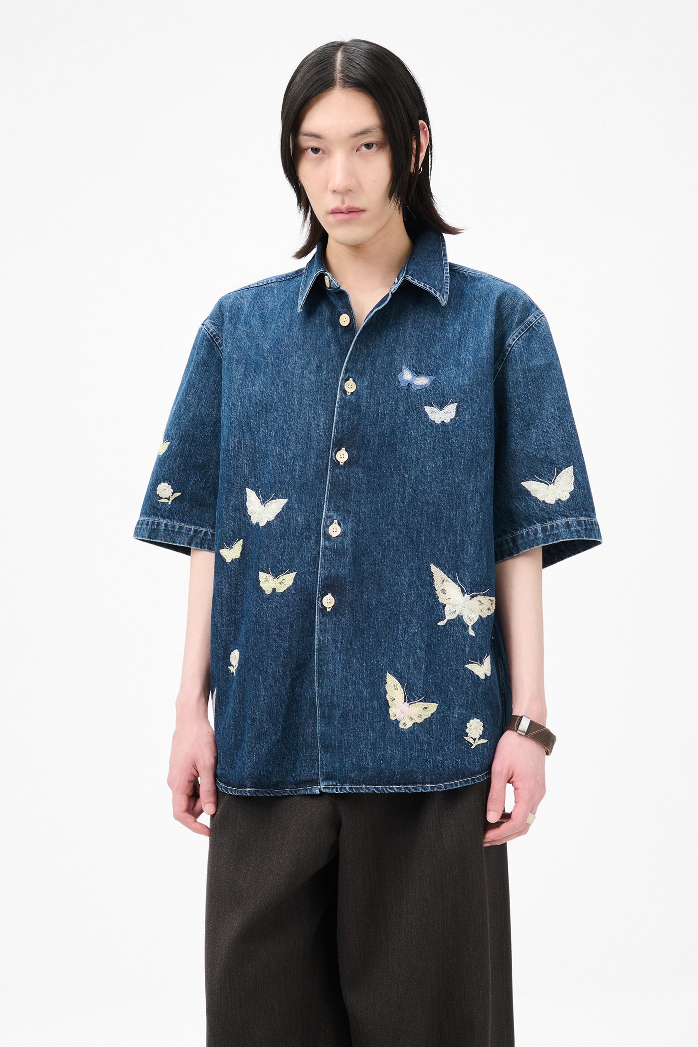 Our Legacy - Beyond Shirt Shortsleeve Western Blue Butterfly.