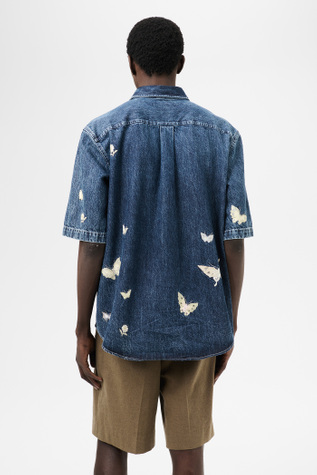 Our Legacy - Beyond Shirt Shortsleeve Western Blue Butterfly.