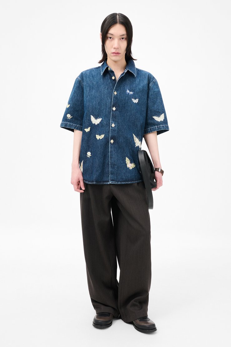 OUR LEGACY REBIRTH SHIRT デニムシャツ Our Legacy - Frontier Shirt Rider Wash Denim