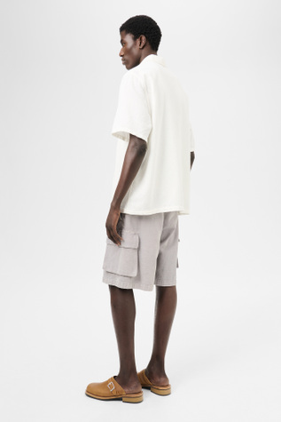 OUR LEGACY BOX SHIRT SHORTSLEEVE 46 ホワイト Our Legacy - Box Shirt Shortsleeve White Crochet Weave