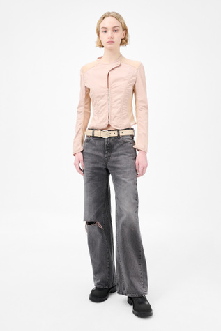 Corset Jacket Powder Rouge Sanded Poplin
