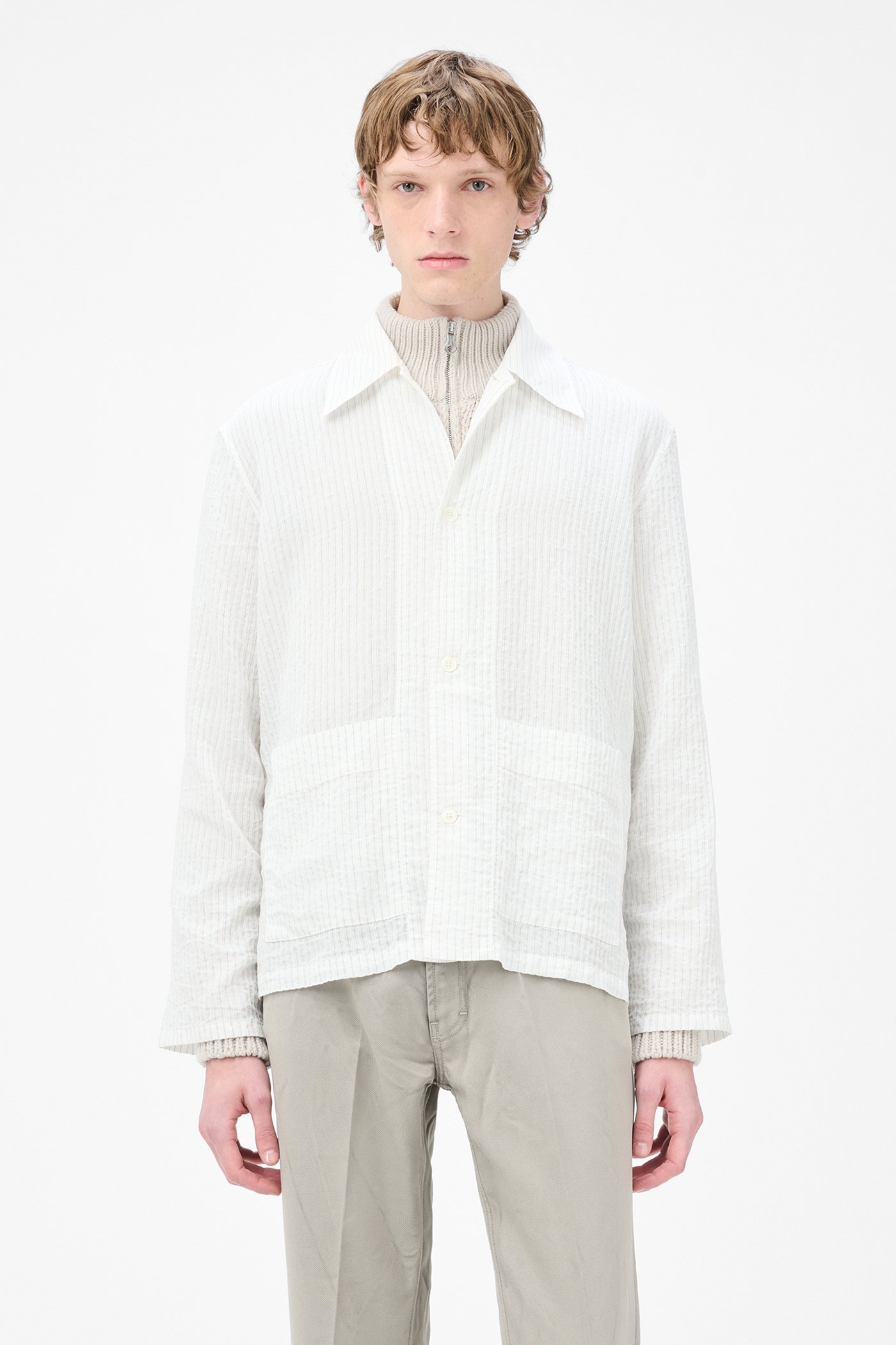 Our Legacy - Haven Jacket Baws Stripe Holiday Viscose
