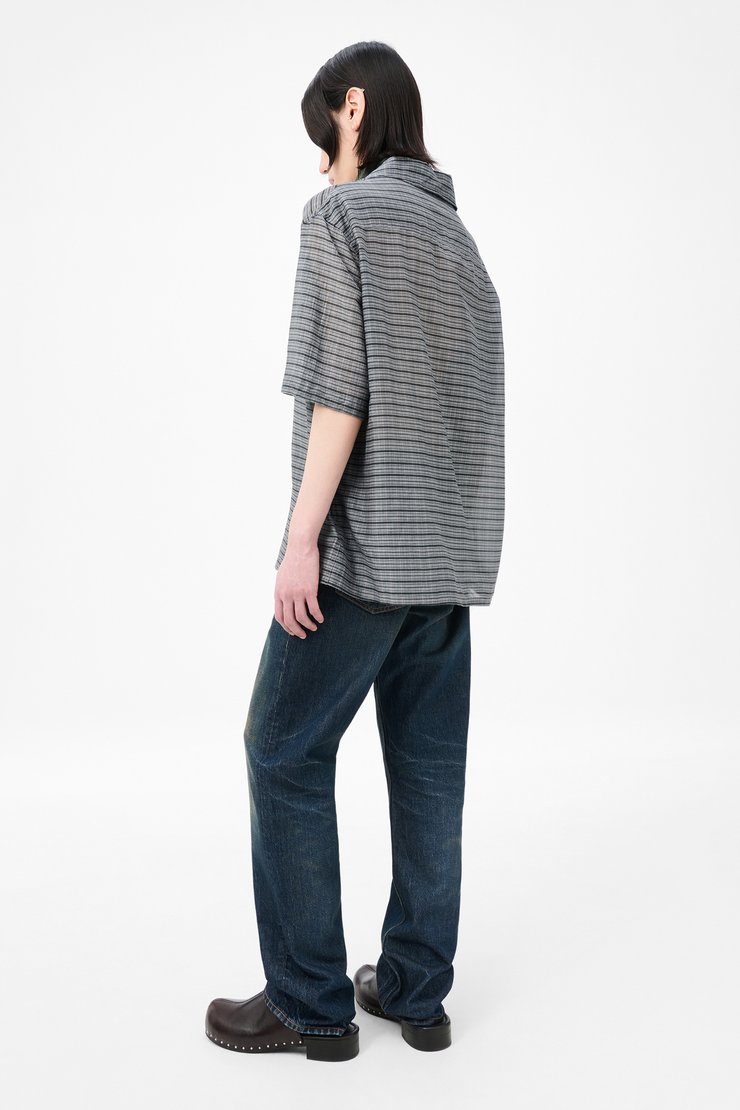 パンツ OUR LEGACY THIRD CUT Black Coated Wash Our Legacy - Third Cut Black Coated Wash