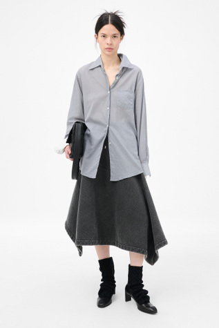 Sincere Shirt Ice Cold Grey Cloudy Cotton