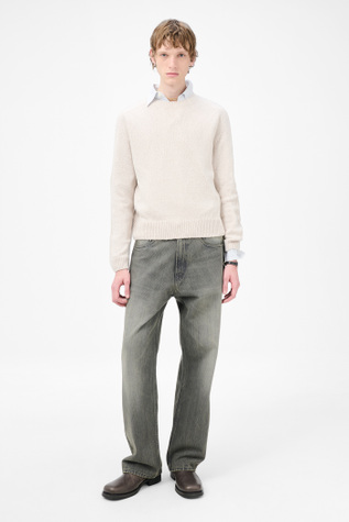 True Roundneck Oyster Cherub Silk
