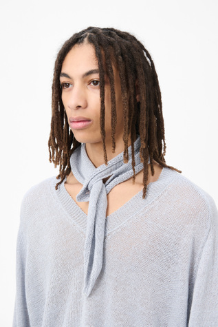 Our Legacy - Miniature Scarf Powder Blue Cyclone Linen