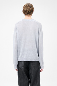 Our Legacy - Rue V-Neck Powder Blue Cyclone Linen