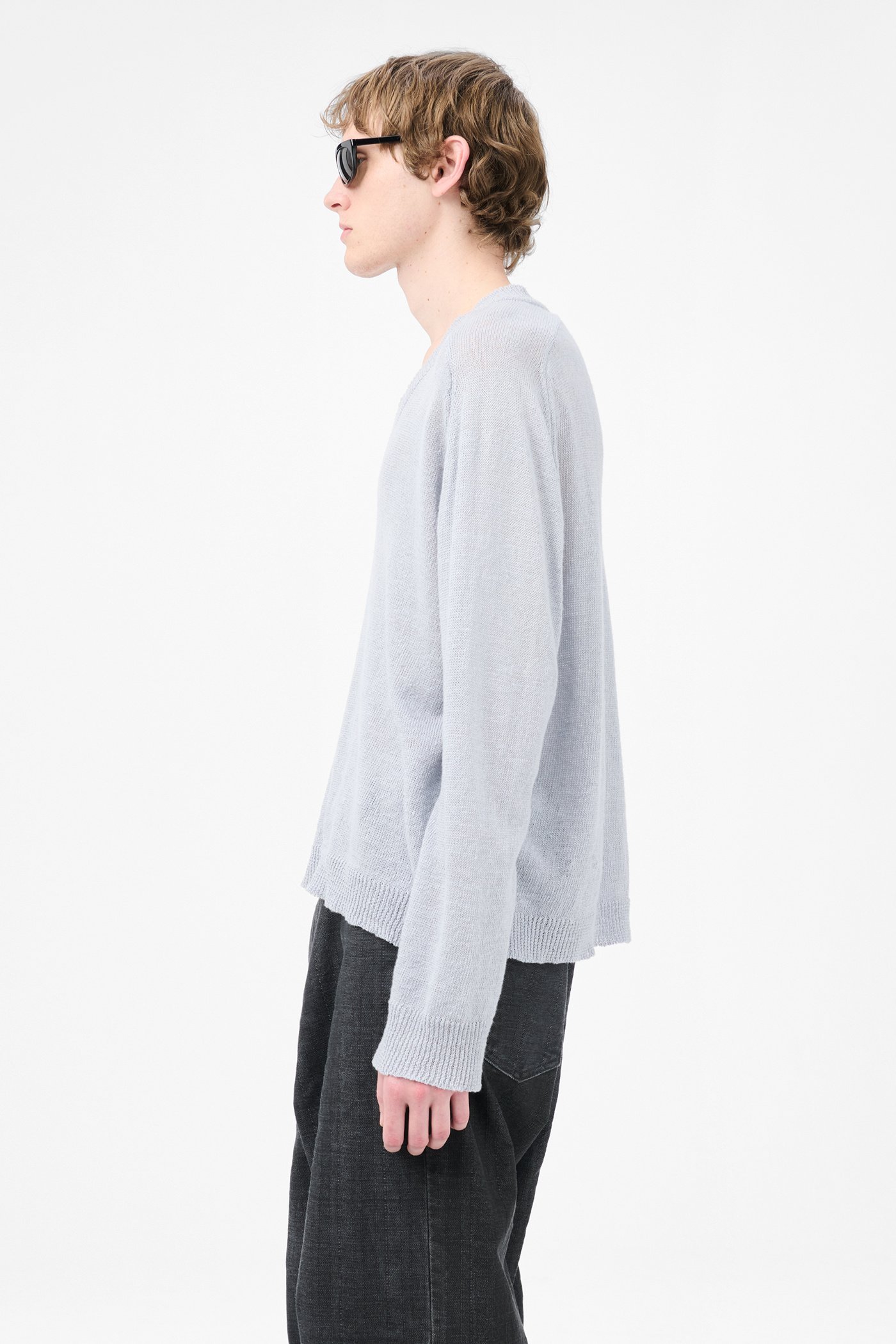 トップス OUR LEGACY RUE V-NECK 48 OUR LEGACY: Khaki Rue V-Neck Sweater | SSENSE