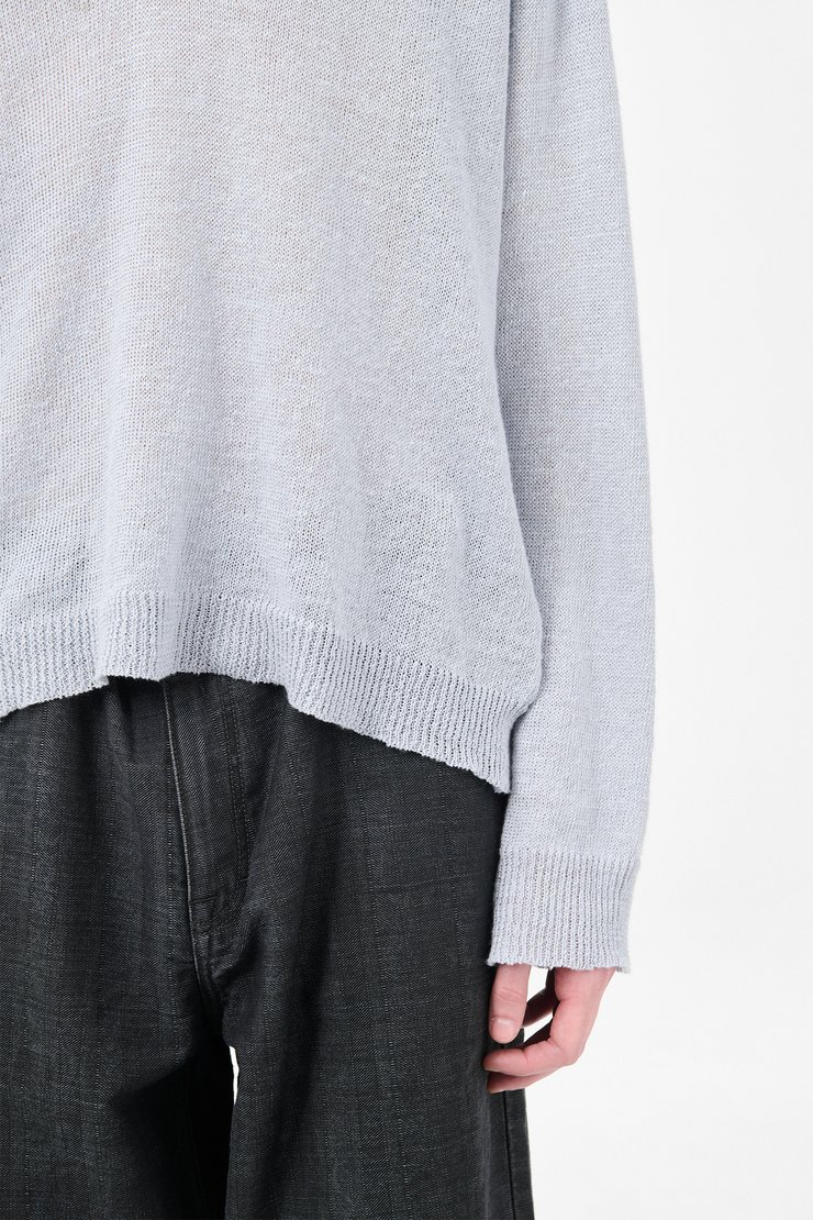 Our Legacy - Rue V-Neck Powder Blue Cyclone Linen