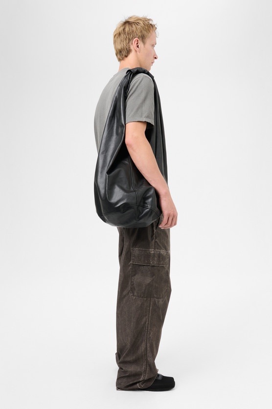 Our Legacy - Drip Bag Malleable Black Bull Hide