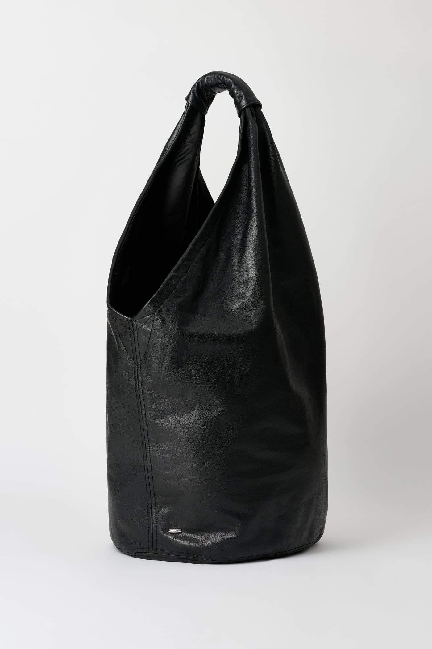 Our Legacy - Drip Bag Malleable Black Bull Hide