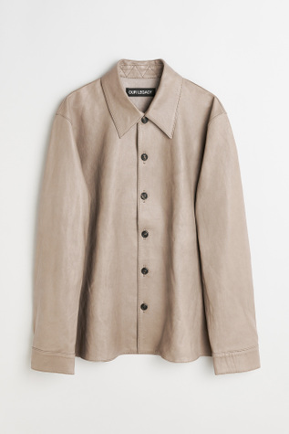 トップス OUR LEGACY 22SS BIG WELDING SHIRT 50 Our Legacy - Big Welding Shirt White Hemp Oxford | Our Legacy