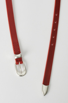 チョベリス OUR LEGACY 2CM BELT LIPSTICK Our Legacy - 2 cm Belt Lipstick Red Leather