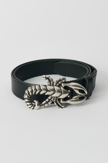 Our Legacy - Scorpion Belt Oily Black Leather