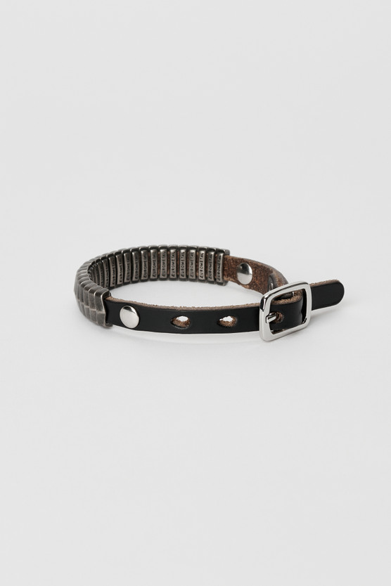 Our Legacy - Spine Bracelet Black Chromexcel Leather