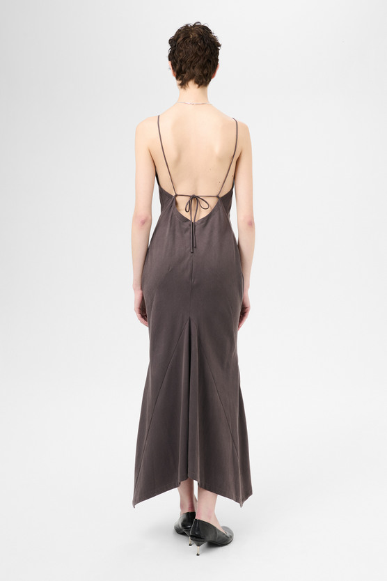 【送料&関税込】Our Legacy Naiad Dress Our Legacy - Naiad Dress Chocolate Plum Rustic Lyocell