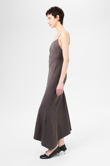 Our Legacy - Naiad Dress Chocolate Plum Rustic Lyocell