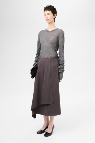 Spinnaker Skirt Chocolate Plum Rustic Lyocell