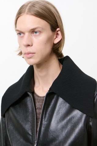 Our Legacy - Pharos Bomber Malleable Black Bull Hide