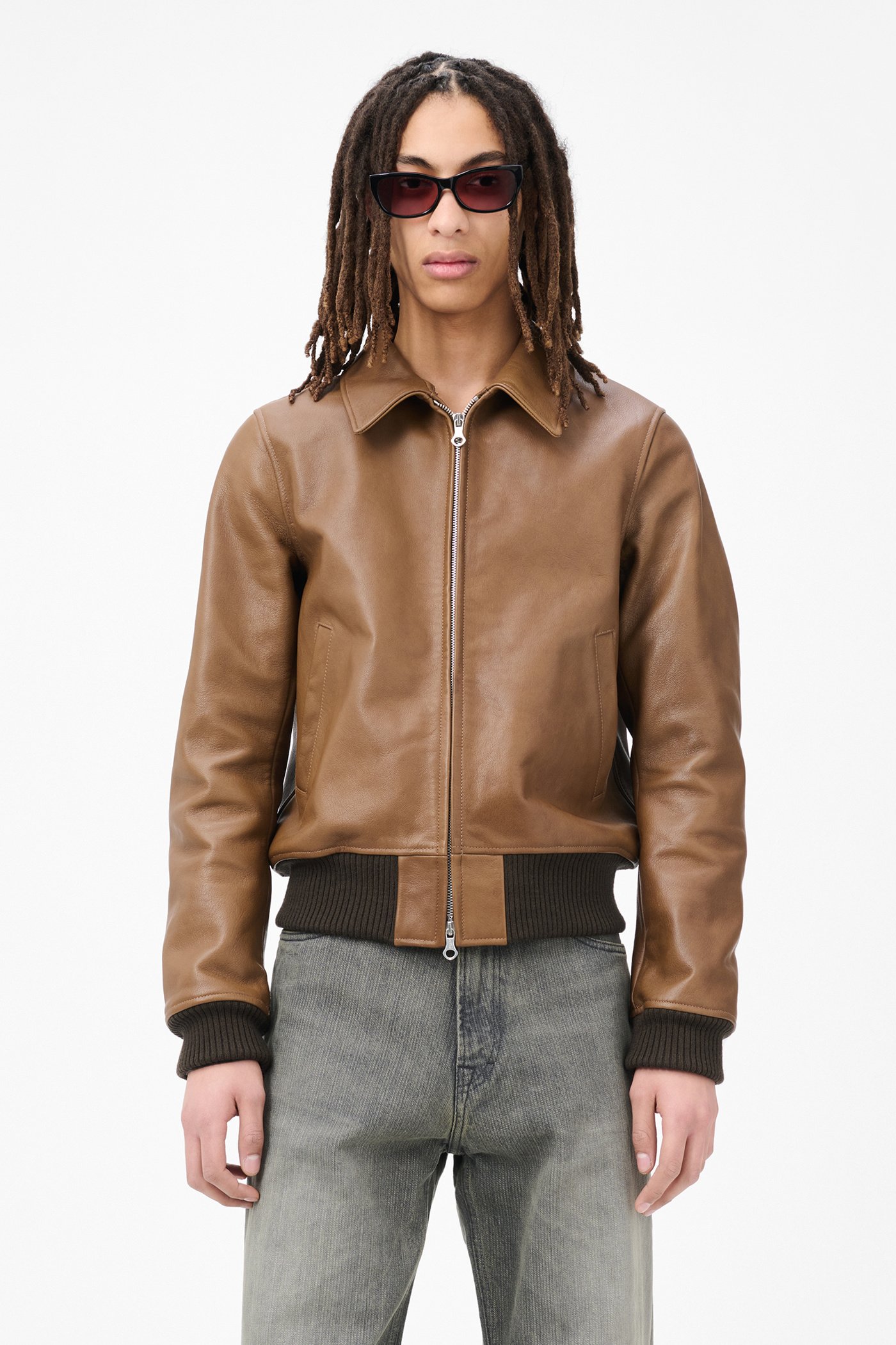 Our Legacy - Pharos Bomber Smoky Quartz Goat Skin