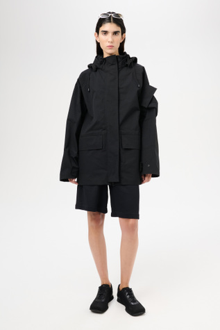 Deck Jacket Static Black Papyrus Poly