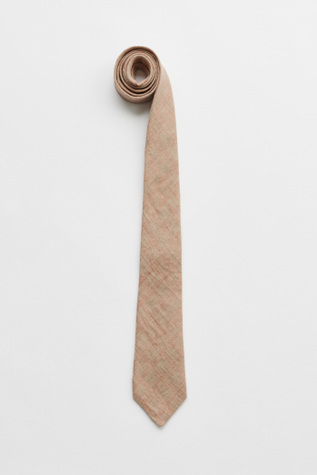 Tie Hammock Check Crumpled Linen