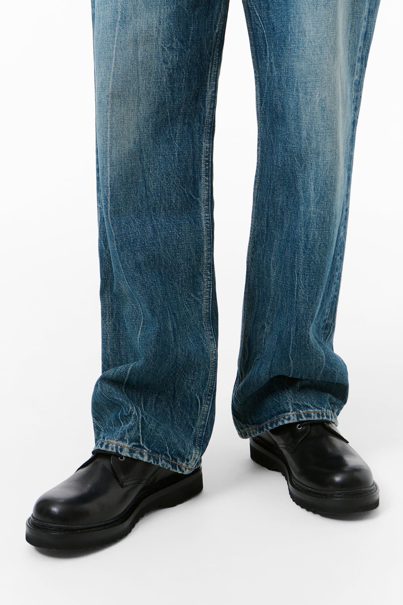 靴 our legacy Trampler shoe 41 Our Legacy - Trampler Shoe Black Supple Cow Hide