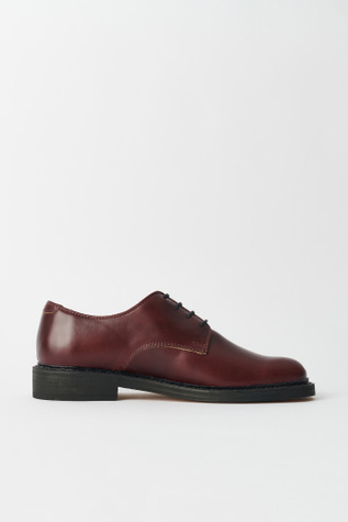 靴 OUR LEGACY UNIFORM PARADE BLACK LEATHER Our Legacy - Uniform Parade Burgundy Chromexcel Leather