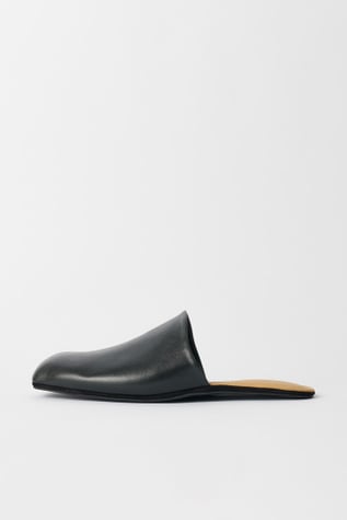 Cigarr Slipper Sombre Satin Bovine