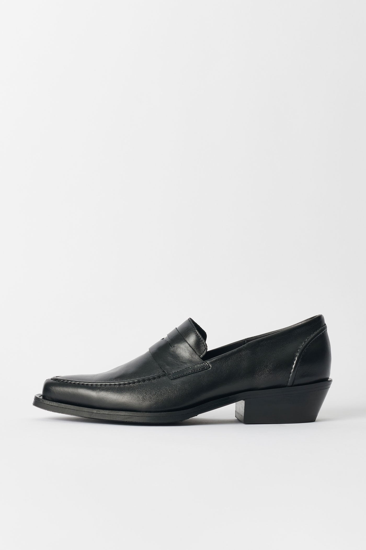 our legacy CYPHER LOAFER ブラック 41 Our Legacy - Cypher Loafer Sombre Satin Bovine