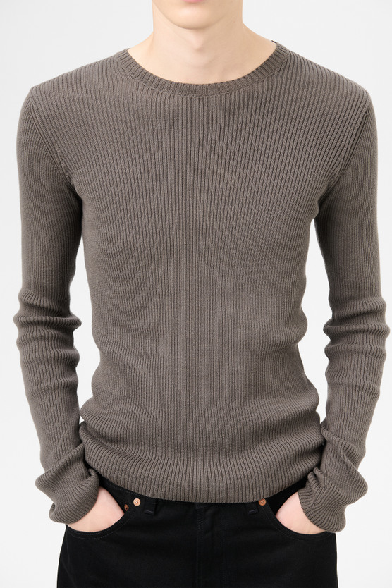 Our Legacy - Compact Roundneck Fog Clean Cotton