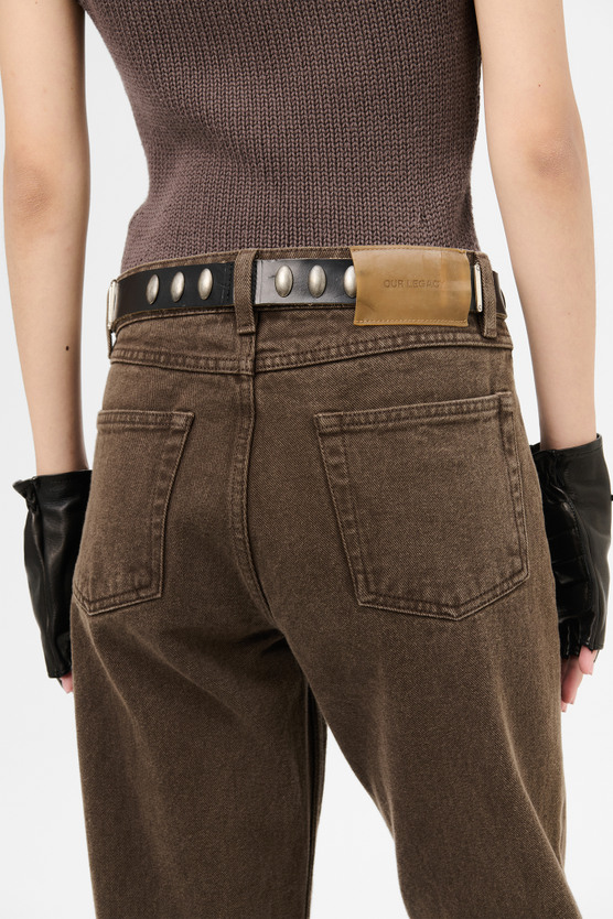 パンツ Our Legacy 70S CUT Choco Overdye 28 Our Legacy - 70s Cut Choco Overdye
