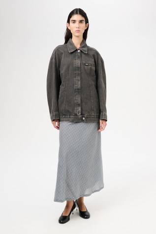 ジャケット・アウター OUR LEGACY Jacket Washed Sweet Black Our Legacy - Draft Jacket Black Coated Wash