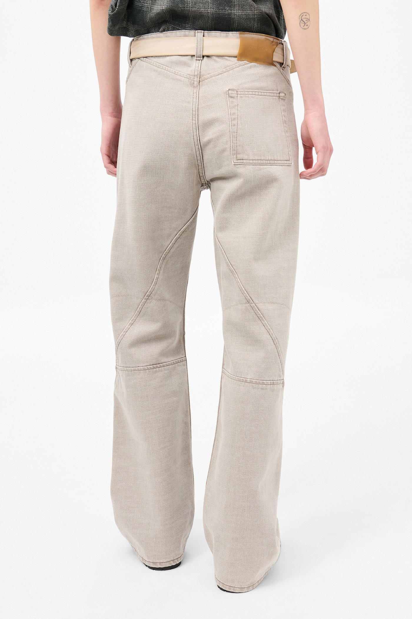 パンツ OUR LEGACY VAST CUT Vienna Beige Wash 29 Our Legacy - Vast Cut Vienna Beige Wash