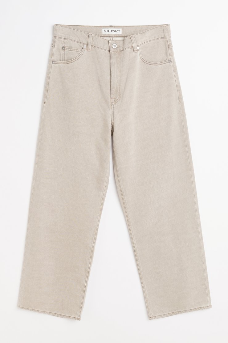パンツ OUR LEGACY VAST CUT Vienna Beige Wash 29 Our Legacy - Vast Cut Vienna Beige Wash