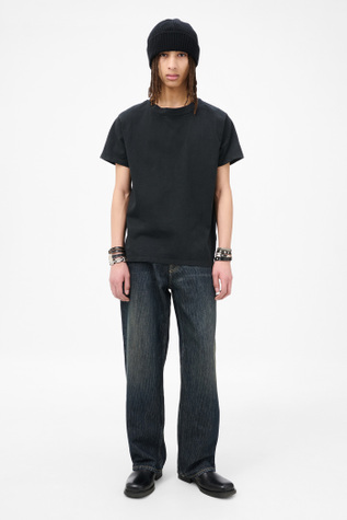 Bliss T-Shirt Washed Black Band Jersey