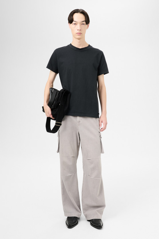 Tシャツ・カットソー OUR LEGACY SS25 (M2252BD DININGBLUEPOPLIN) Our Legacy - Bliss T-shirt Washed Black Band Jersey