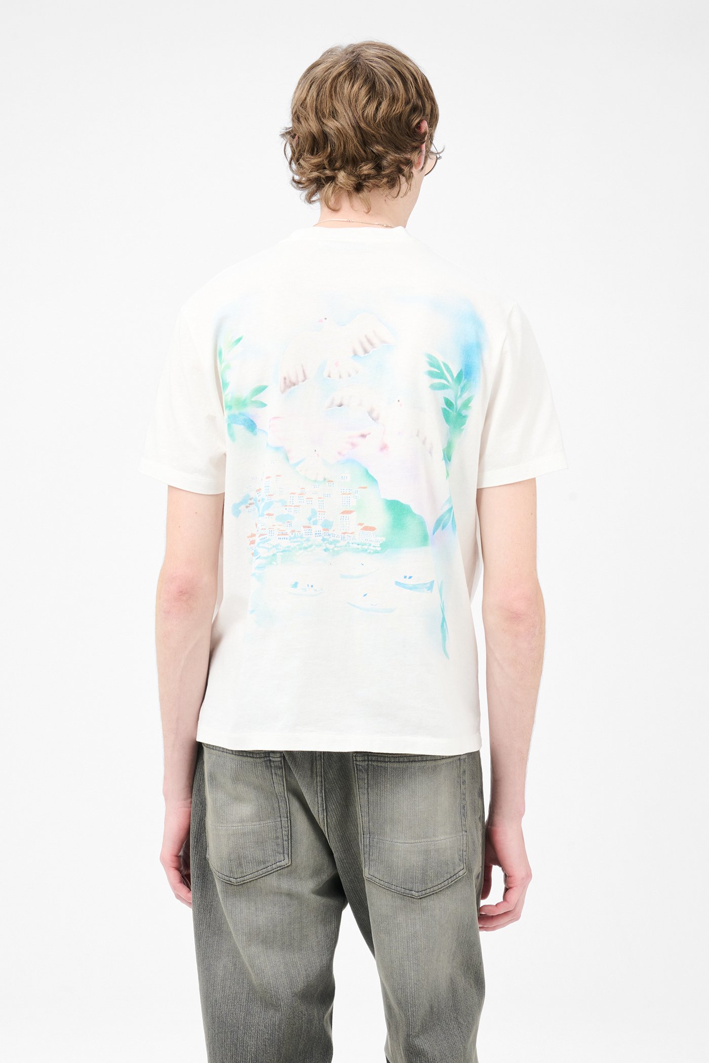 【OUR LEGACY】BOX T-SHIRT / SEA VIEW PRINT LEGACY JERSEY Our Legacy - Box T-Shirt Sea View Print Legacy Jersey