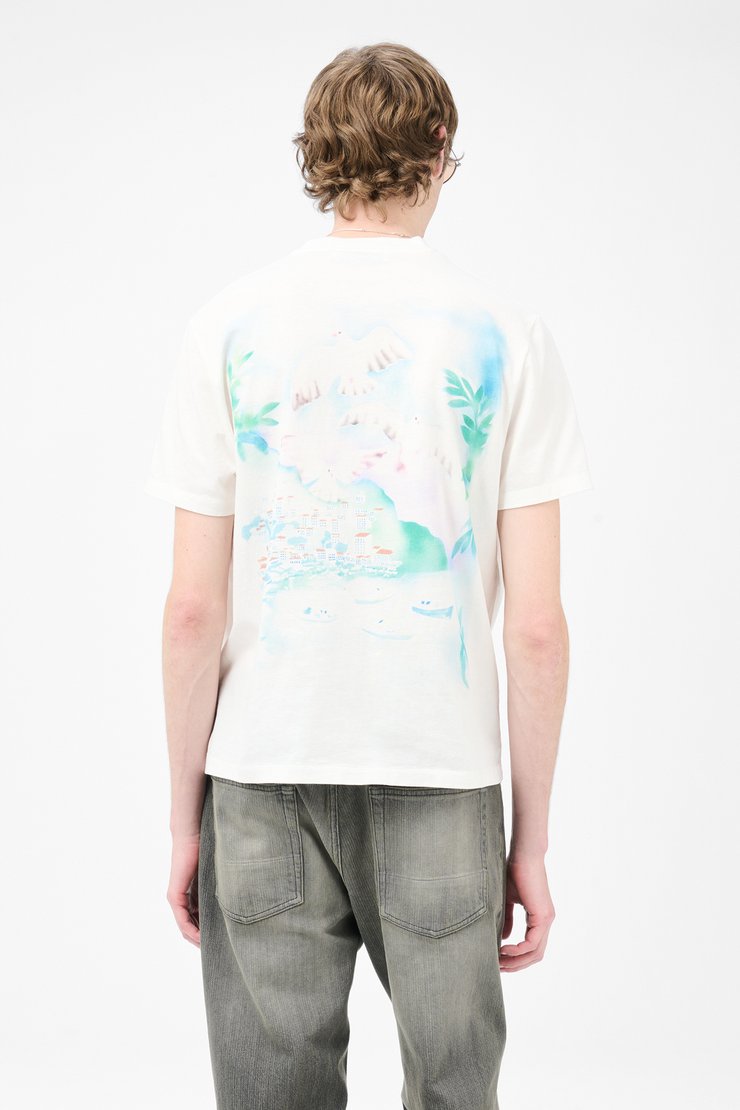 OUR LEGACY M2256BTPSEAVIEWPRINTILEGACYJERSEY 関税送料込 Our Legacy - Box T-Shirt Sea View Print Legacy Jersey