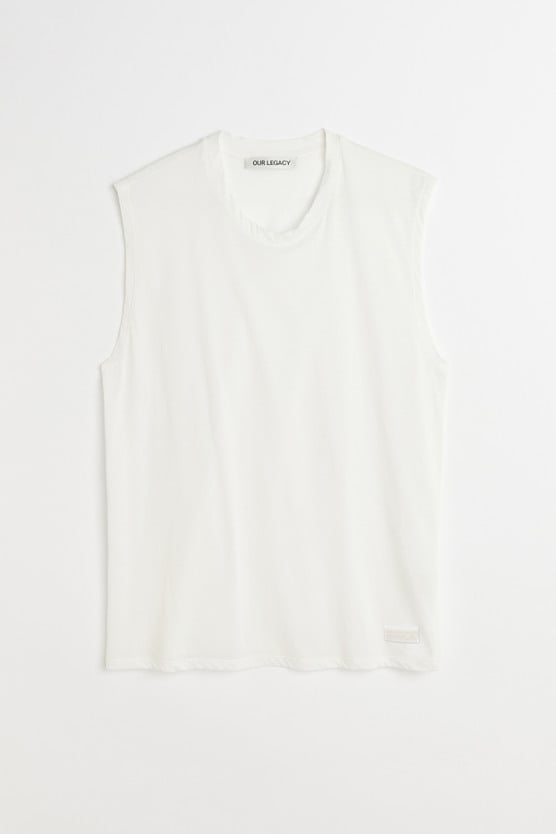送料・関税込み ★OUR LEGACY★ ブリース タンク BREATHE TANK Our Legacy - Breathe Tank White Para Cotton