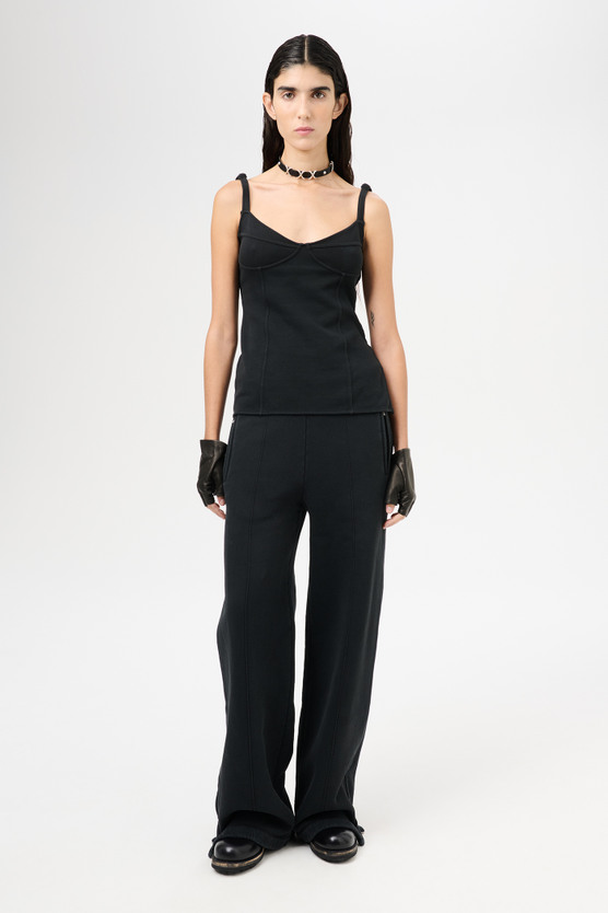 Our Legacy - Cami Tank Washed Black Athletic Rib Our Legacy - Cami Tank Washed Black Athletic Rib
