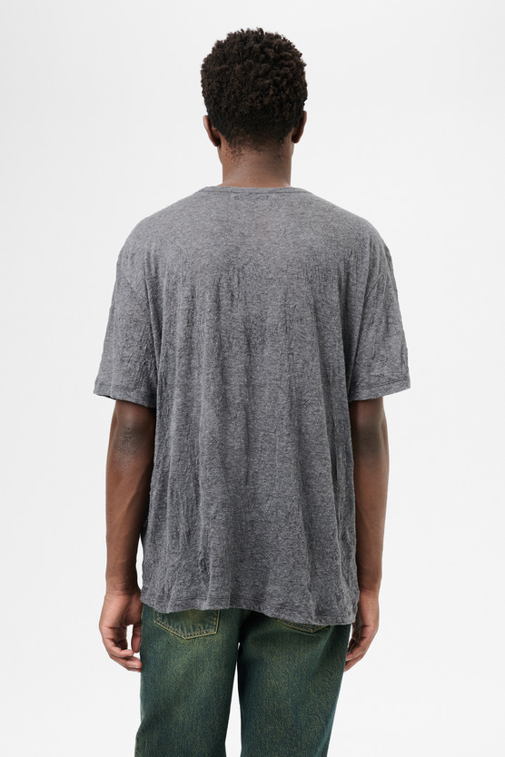 OUR LEGACY クリンクルホックスTシャツ M2256NA ABYSSBLUE Our Legacy - New Box T-Shirt Abyss Blue Clean Jersey