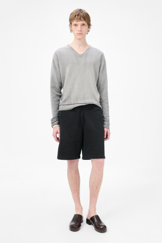 Plage Shorts Pigment Black Hefty Fleece