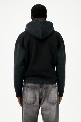 Our Legacy - Rascal Hood Pigment Black Hefty Fleece