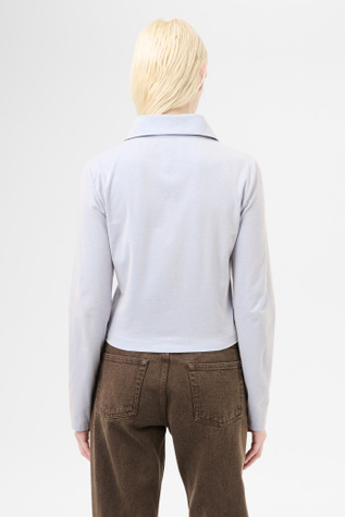 Our legacy アワーレガシー スリムジップロングスリーブ トップス Our Legacy - Slim Zip Longsleeve Musk Dusk Rope Weave