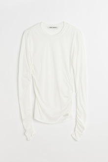 【2025春夏新色】 Legacy Our - Cotton Para White Longsleeve Slim Strain トップス