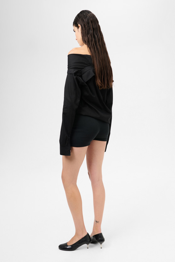 Our Legacy - Tamarama Shorts Washed Black Athletic Rib