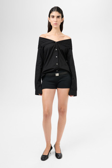 Our Legacy - Tamarama Shorts Washed Black Athletic Rib