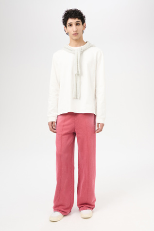 Track Pants Red Sun Fade Hefty Fleece